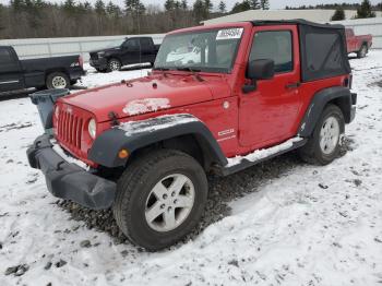  Salvage Jeep Wrangler