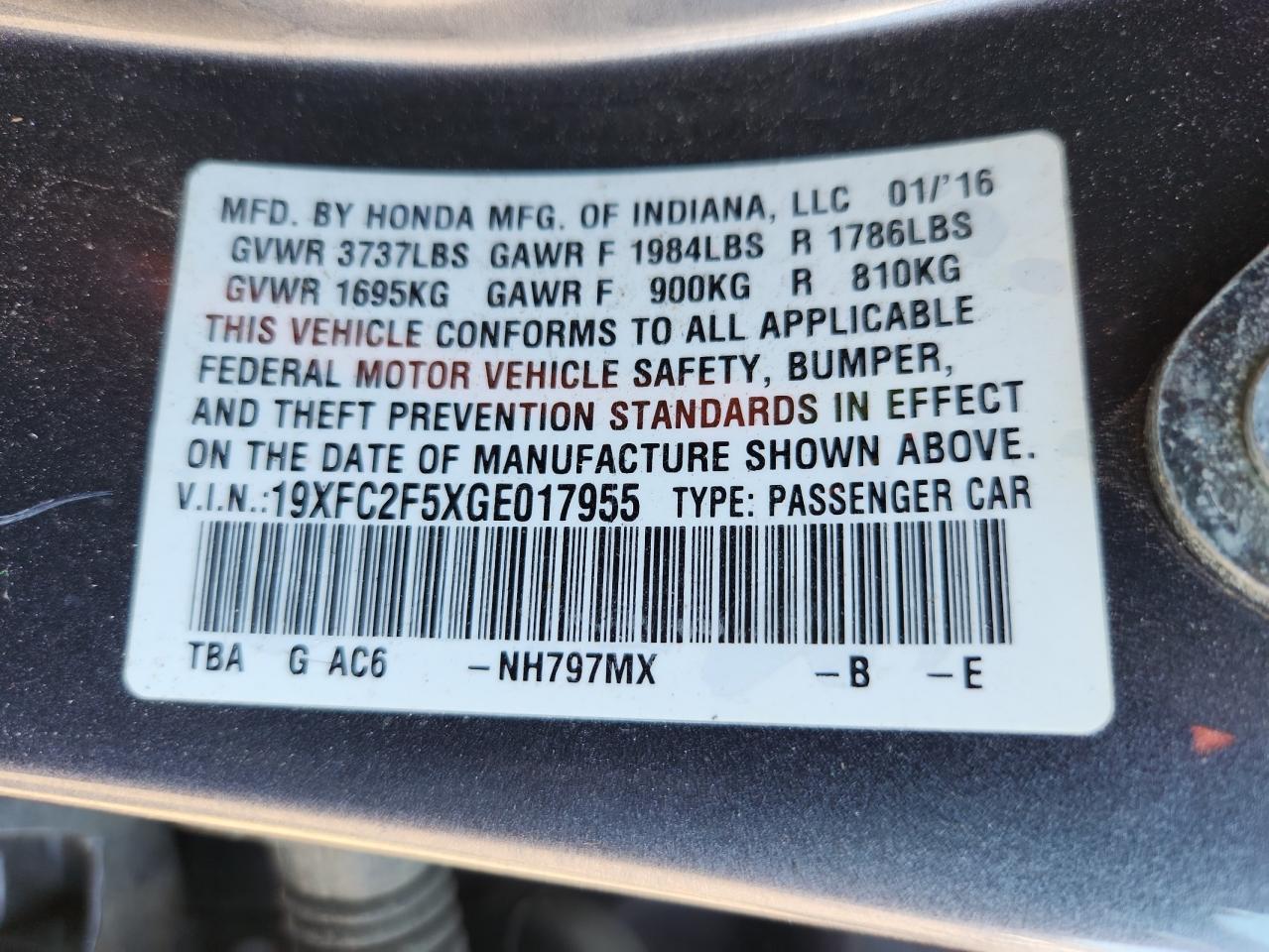 Honda Civic Lx Image 12