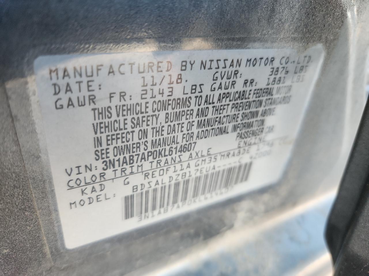 Nissan Sentra S Image 12