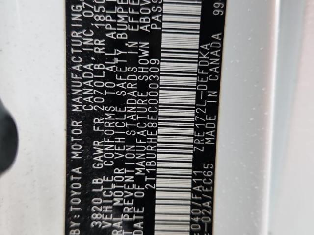 Toyota Corolla L Image 9