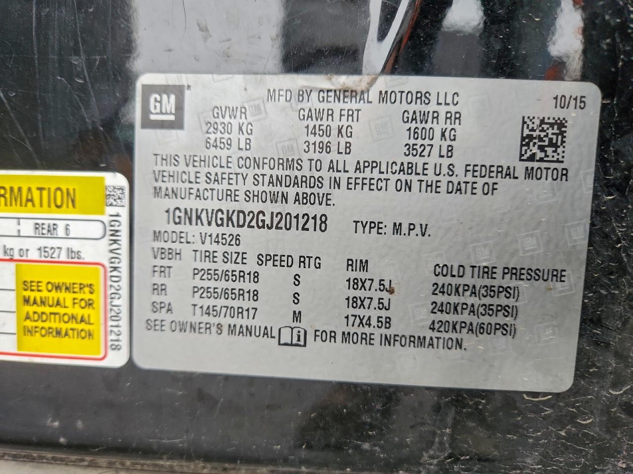 Chevrolet Traverse Lt Image 12