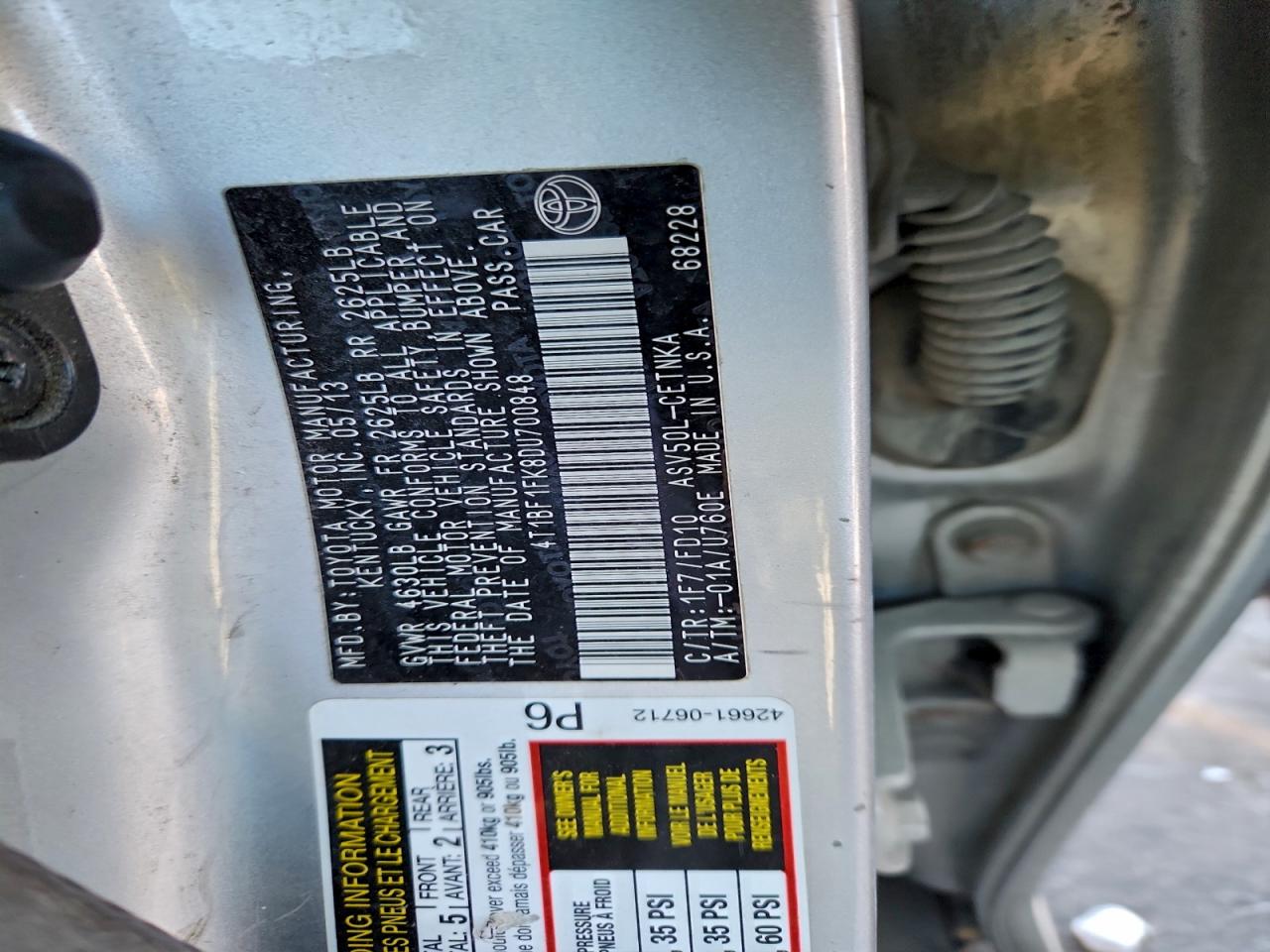 Toyota Camry L Image 4