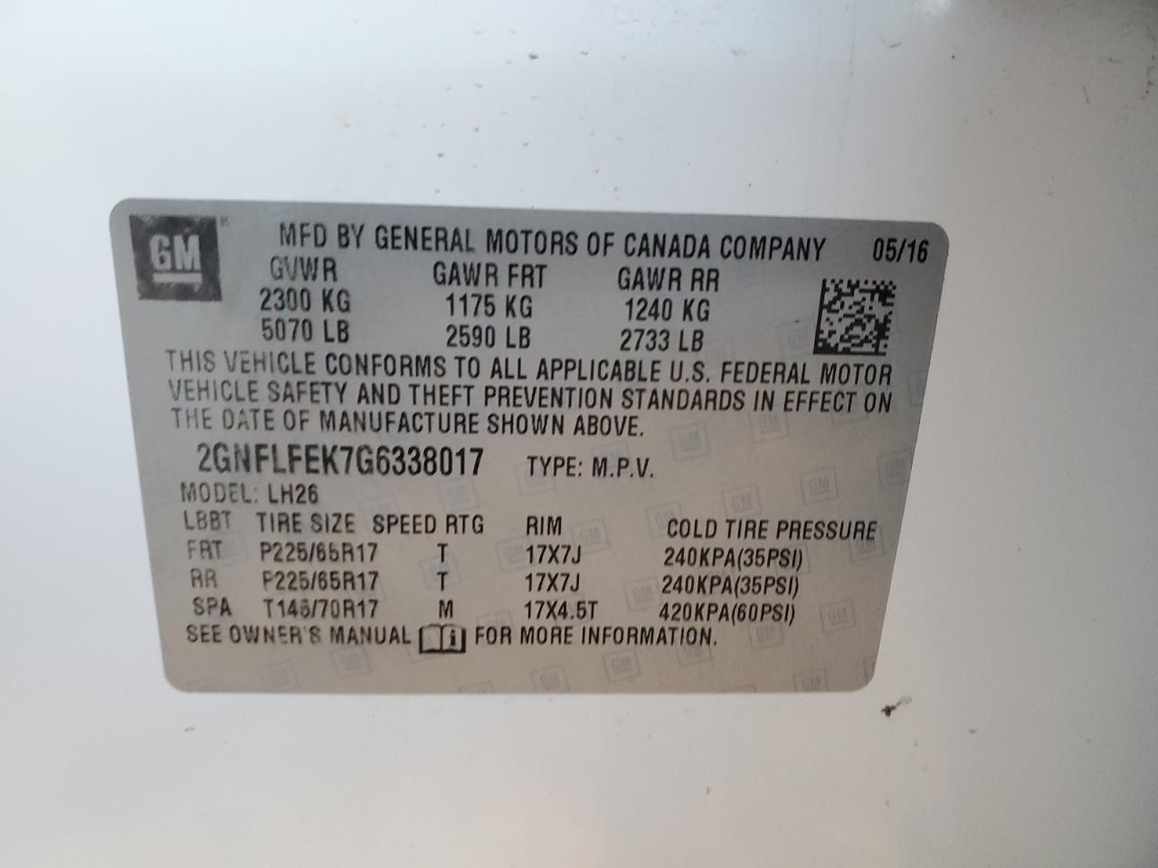 Chevrolet Equinox Lt Image 12