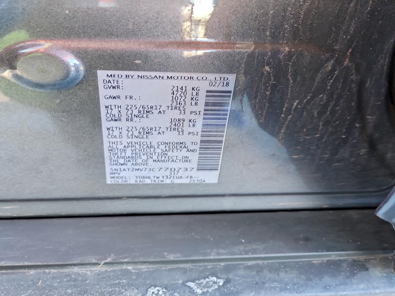 Nissan Rogue S Image 9