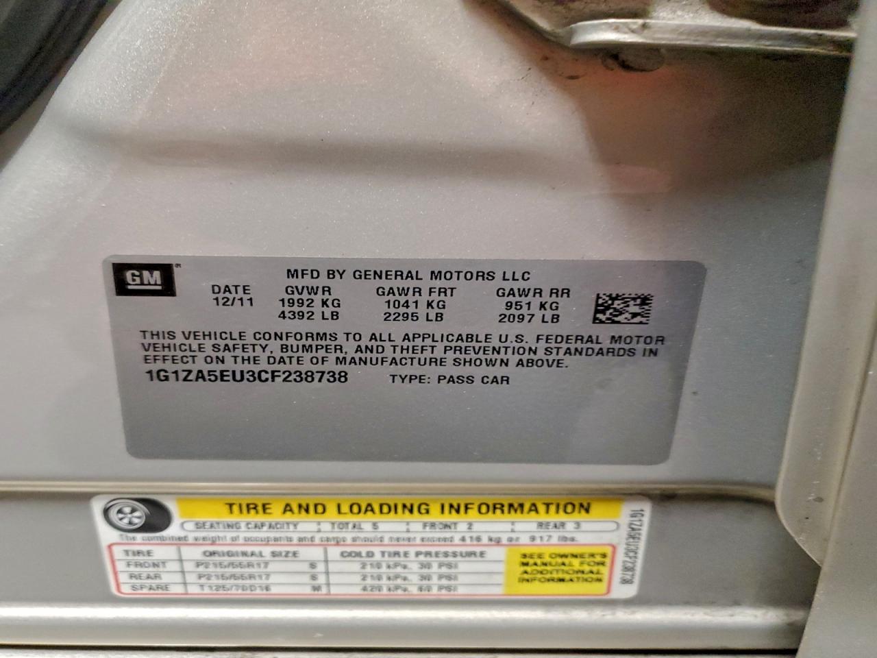 Chevrolet Malibu Ls Image 12