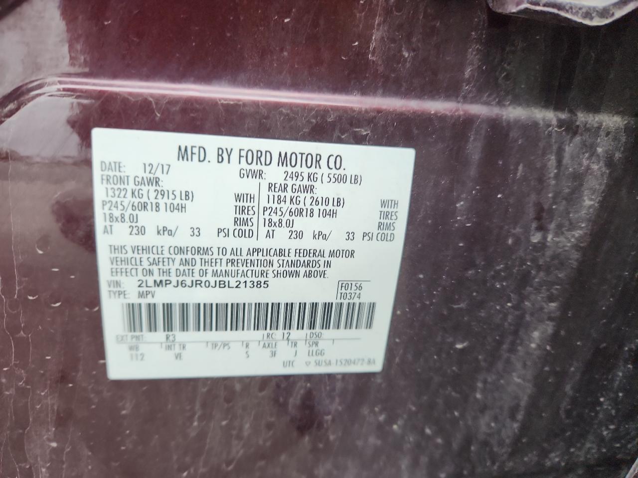 Lincoln MKX Premiere Image 10