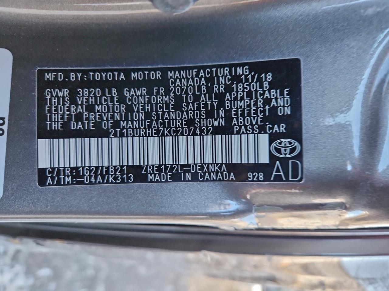 Toyota Corolla L Image 11