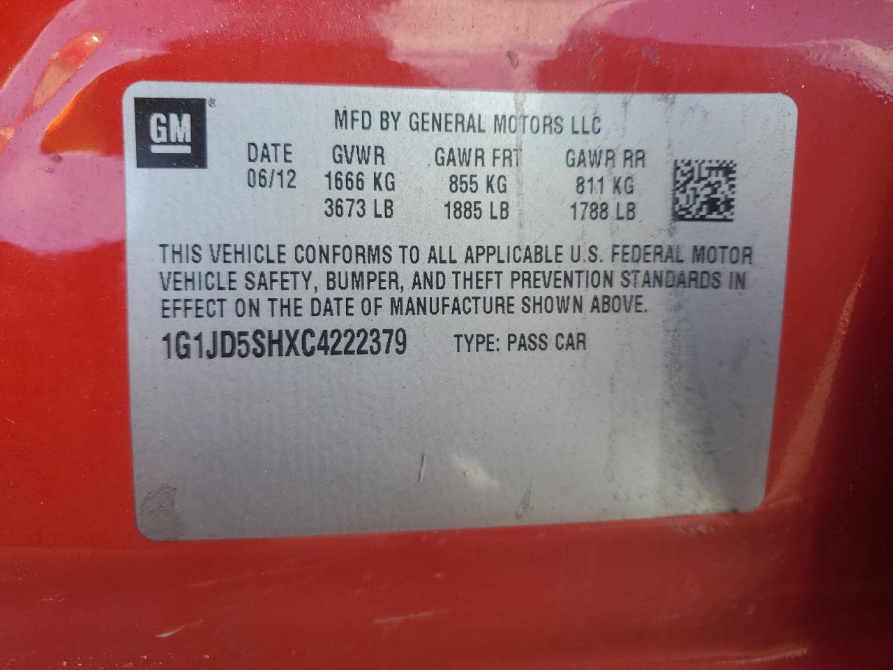 Chevrolet Sonic Lt Image 12