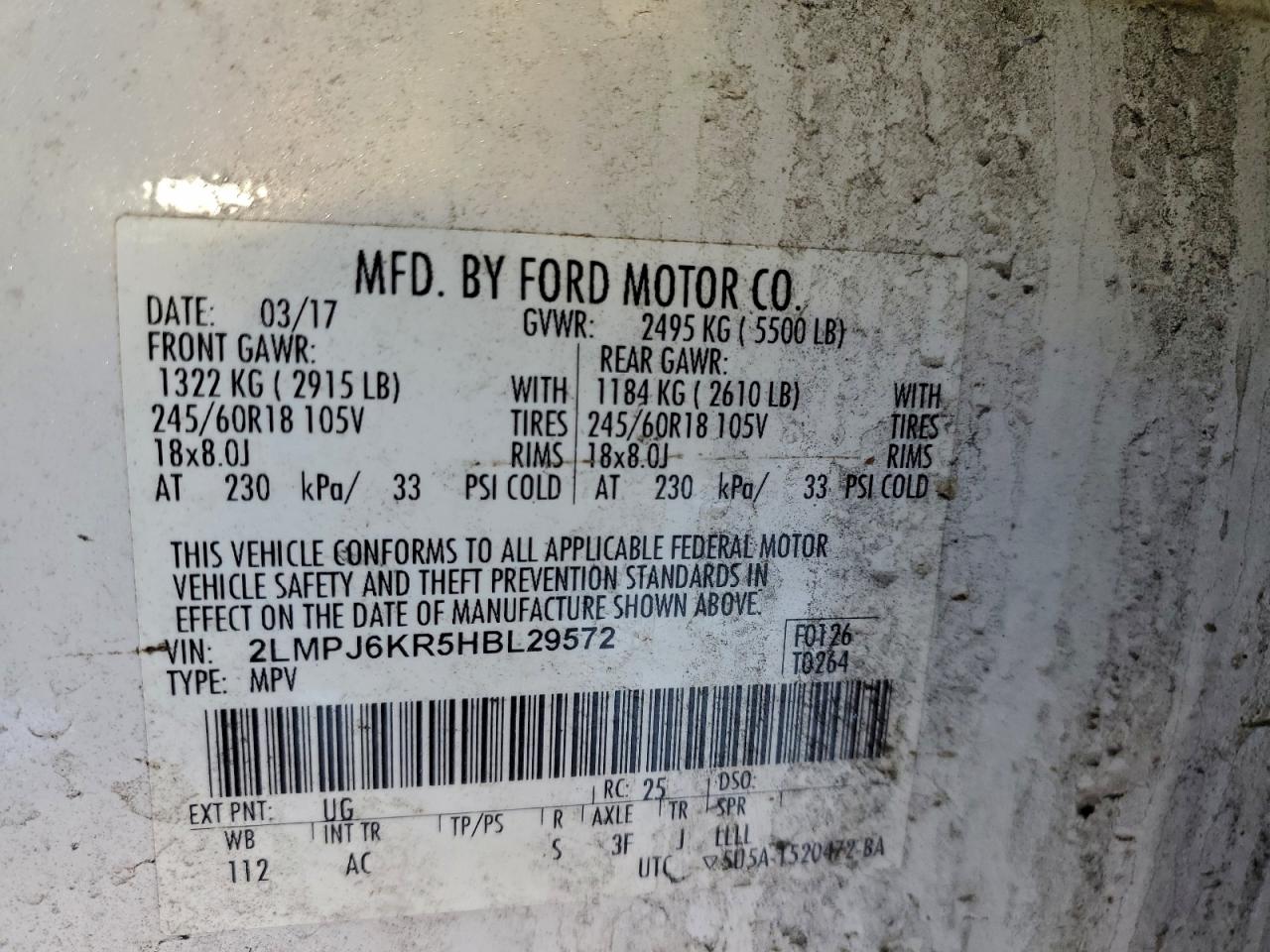 Lincoln MKX Select Image 9