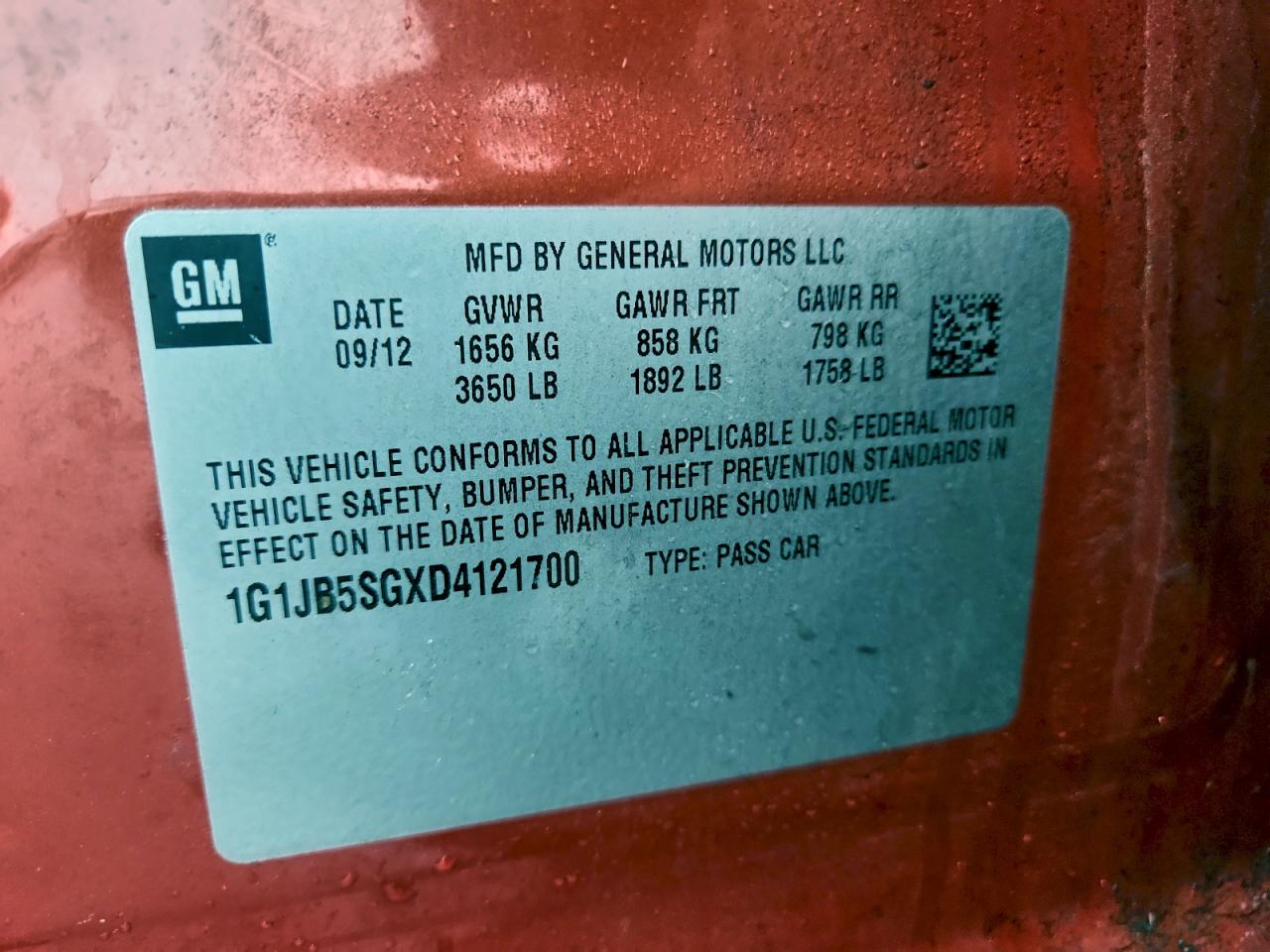 Chevrolet Sonic Ls Image 9